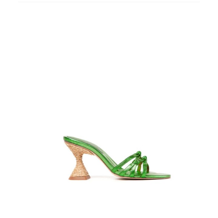 SANDALIA TACON TUBULAR PIEL