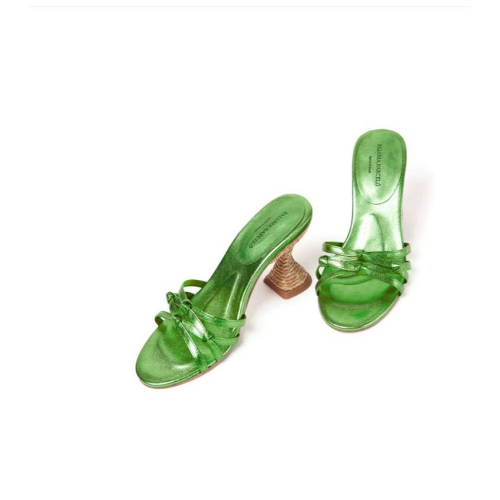 SANDALIA TACON TUBULAR PIEL