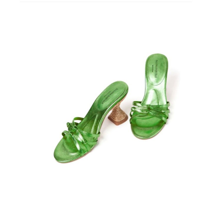 SANDALIA TACON TUBULAR PIEL