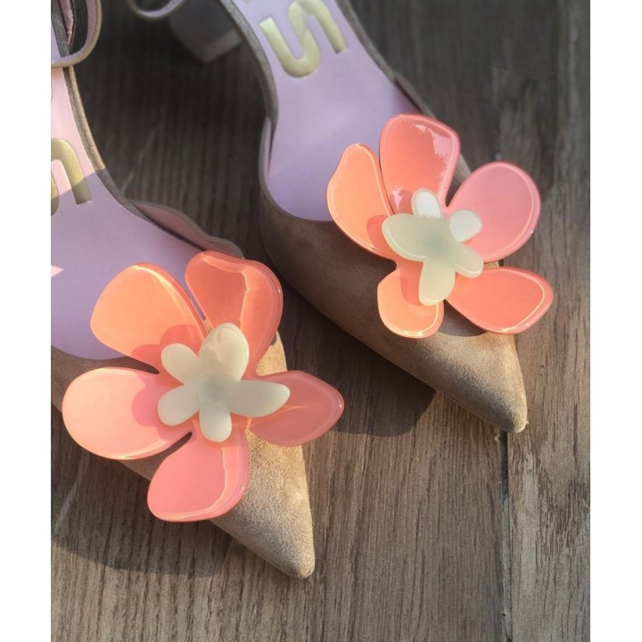ZAPATO STILETTO FLOR ANTE