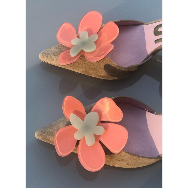 ZAPATO STILETTO FLOR ANTE