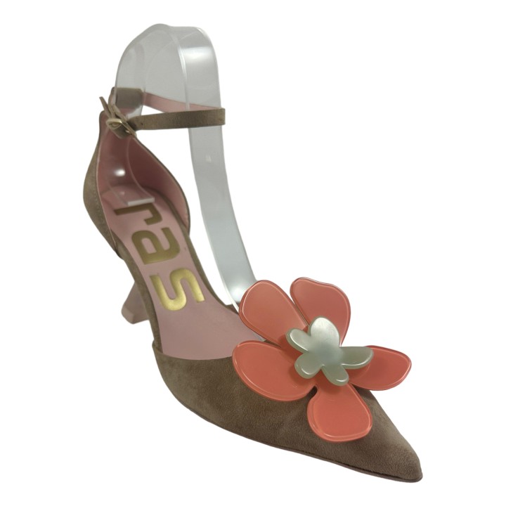 ZAPATO STILETTO FLOR ANTE