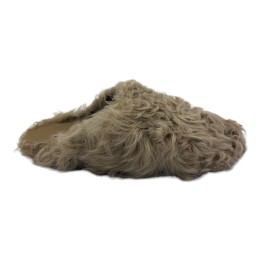 ZAPATILLA SLIPPER PELO PIEL