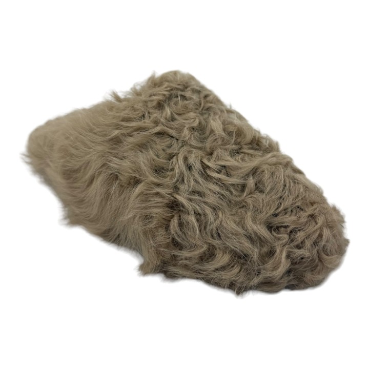 ZAPATILLA SLIPPER PELO PIEL