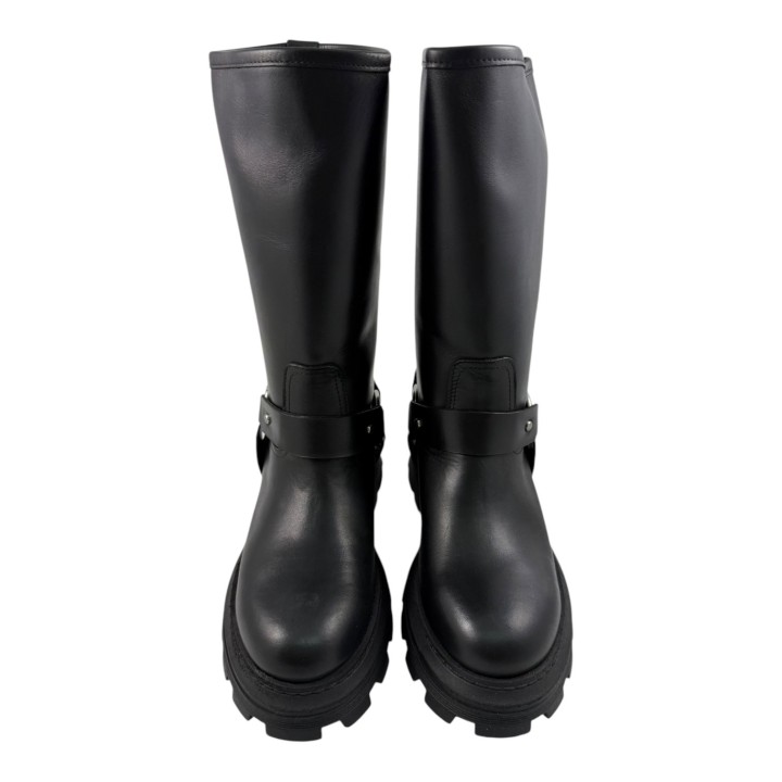 BOTA MOTERA PIEL