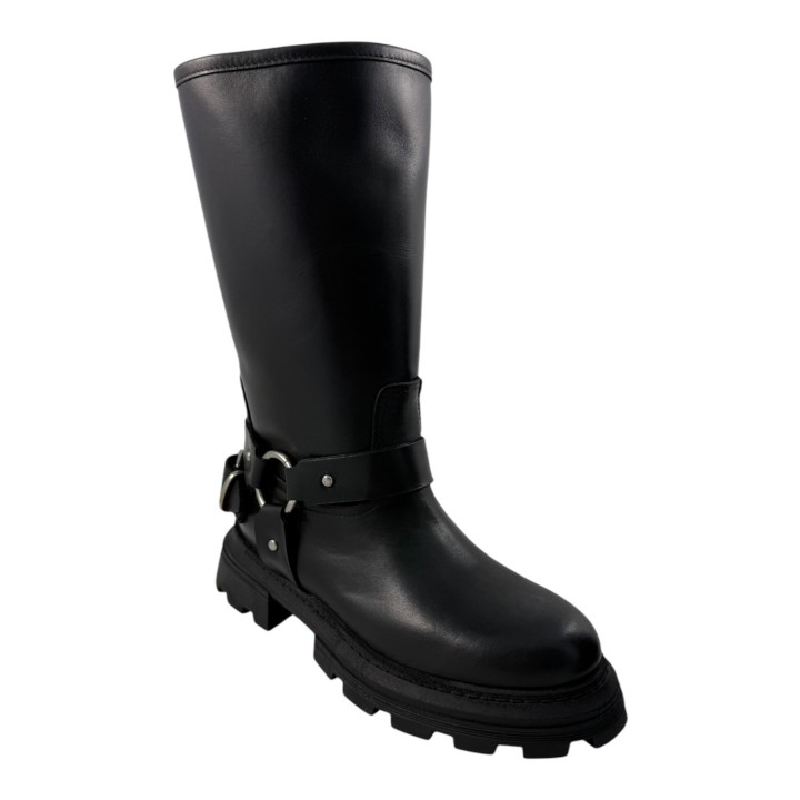 BOTA MOTERA PIEL