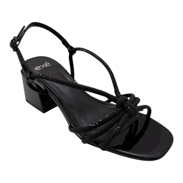 SANDALIA TACON PIEL