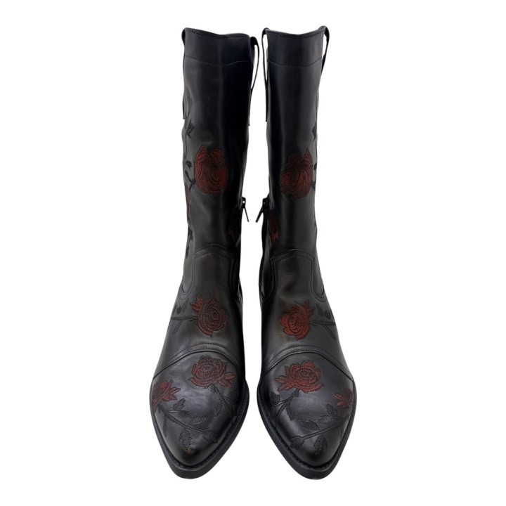 BOTA CAMPERA BORDADOS