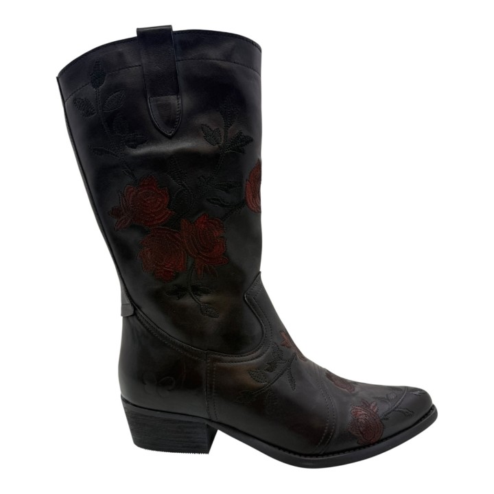 BOTA CAMPERA BORDADOS