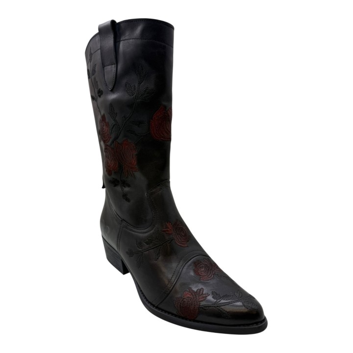 BOTA CAMPERA BORDADOS