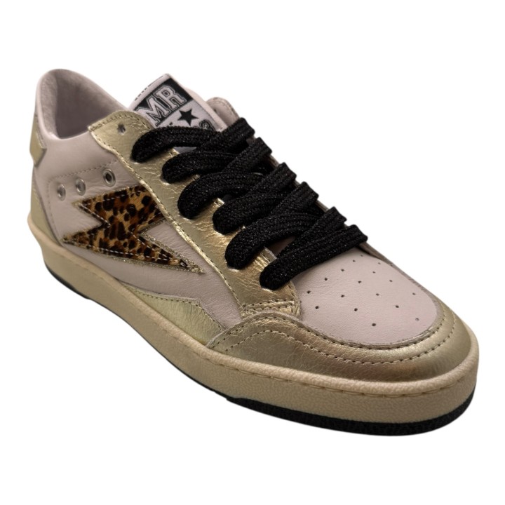 SNEAKER CORDONES PIEL