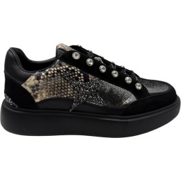SNEAKER CORDONES PIEL