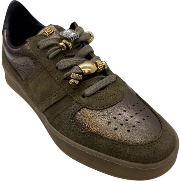 SNEAKER CORDONES ANTE