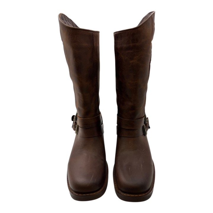 BOTA MOTERA HEBILLAS