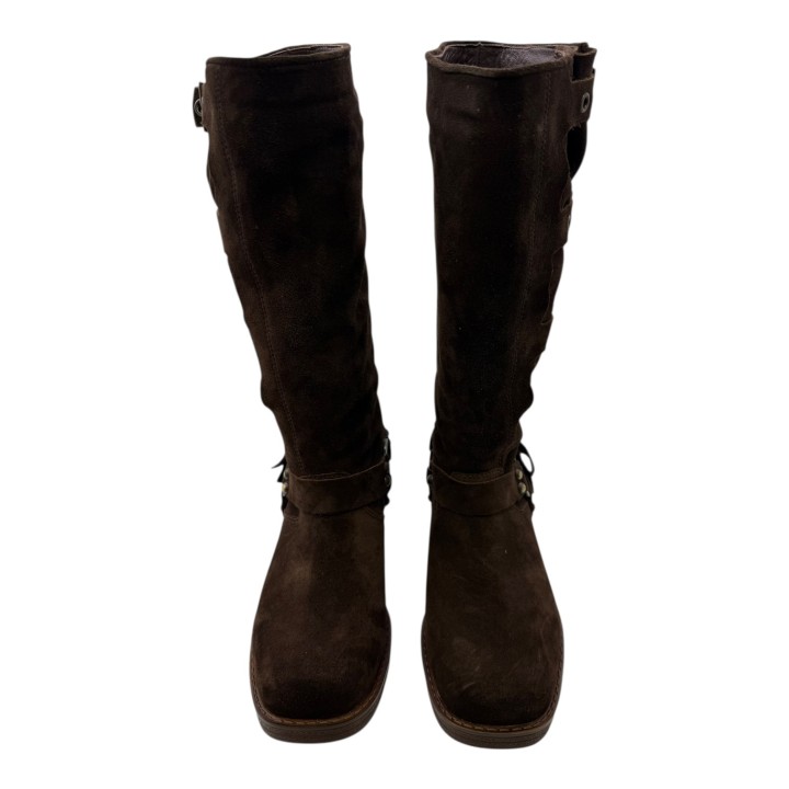 BOTA MOTERA HEBILLAS