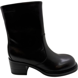 BOTIN TACON CUADRADO PIEL
