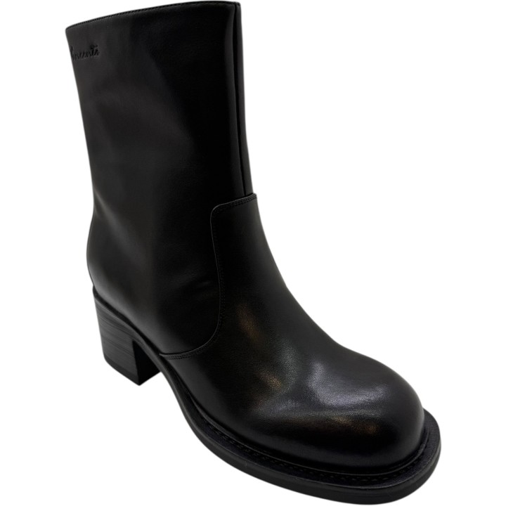 BOTIN TACON CUADRADO PIEL