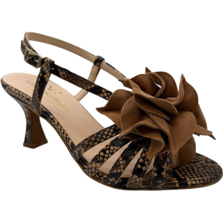 SANDALIA TACON FLOR
